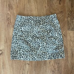 Women’s Cheetah Mini Skirt